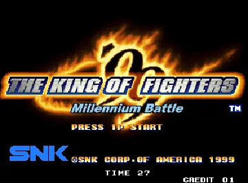 The King of Fighters '99 - Millennium Battle (earlier) screen shot title